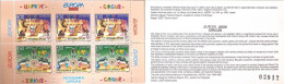 Europa CEPT 2002 Bosnia Herzegovina Serbia, Circus, Elephants, Mini Booklet With Stamps MNH** P40 - Cirque