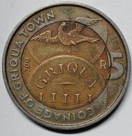 2015 South Africa 5-rand "Griqua Town Coinage"- Auc - South Africa