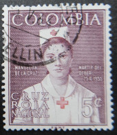 Colombia 1955 (6b) Cruz Roja Nacional Red Cross Manuelita De La Cruz - Colombia