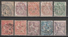 Levant N° 9, 10, 11, 12, 13, 14, 15, 16, 17, 18 Quelques Belles Oblitérations - Used Stamps