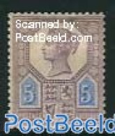 Great Britain 1887 5p, Stamp Out Of Set, Unused (hinged) - Nuevos