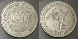 Monnaie Afrique De L'Ouest - 1976 - 100 Francs - Otros – Africa