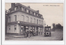 YVETOT : Hotel Du Chemin De Fer (autobus) - Tres Bon Etat - Yvetot