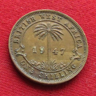 British West Africa 1 Shilling 1947 Brits Afrika Afrique Britannique Britanica #2 W ºº - Other - Africa