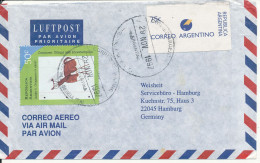 Argentina Air Mail Cover Sent To Germany 29-11-1997 With Franking Label And A Stamp - Brieven En Documenten