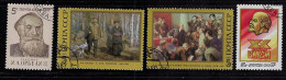 RUSSIA 1987 SCOTT #5538,5540,5549,5550  USED - Usados