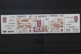 Mexiko, MiNr. 1977-1979 Fünferstreifen, Postfrisch - México