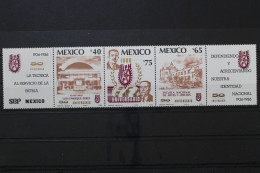 Mexiko, MiNr. 1977-1979 Fünferstreifen, Postfrisch - Mexiko