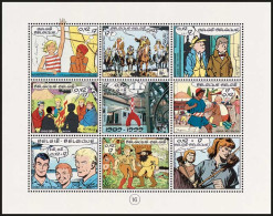 België BL 81 - Jeugdfilatelie - Strips - Corentin - Jerry Spring - Kuifje - Tintin - BD - Comics - Buck Danny - Timour - 1961-2001