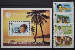 Dominica, MiNr. 625-628, Block 55, Postfrisch - Dominica (1978-...)