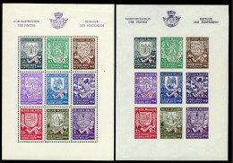 België BL10/10A ** - Tweede Winterhulpuitgifte - Wapenschilden - Armoiries - Getand + Ongetand - 1924-1960