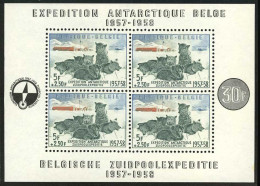 België BL31 ** - Belgische Zuidpoolexpeditie - Expédition Antarctique - Hergé (kompas) - Sleehonden - SUP - 1924-1960