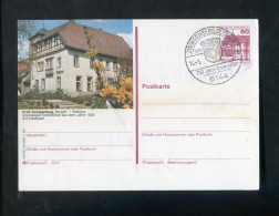 "BUNDESREPUBLIK DEUTSCHLAND" 1983, Bildpostkarte Mit Bildgleichem Stempel Ex "ZWINGENBERG" (B1022) - Cartes Postales Illustrées - Oblitérées