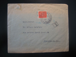 FIGUEIRA DA FOZ 1952 A.D. Cancel Cover PORTUGAL - Brieven En Documenten