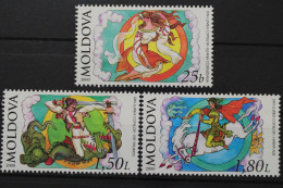 Moldawien, MiNr. 350-352, Postfrisch - Moldavie