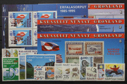 Grönland, MiNr. 256-280 Jahrgang 1995, Postfrisch - Annate Complete