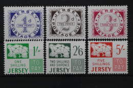Jersey Portomarken, MiNr. 1-6, Postfrisch - Jersey