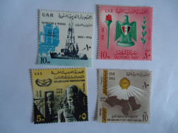 EGYPT MNH 4  STAMPS ANNIVERSARIES - Sonstige & Ohne Zuordnung