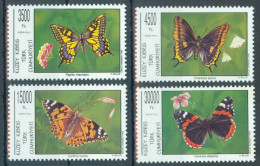 TURKISH CYPRUS 1995 - Michel Nr. 402/405 - MNH ** - Fauna - Butterflies - Neufs