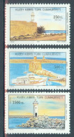 TURKISH CYPRUS 1991 - Michel Nr. 320/322 - MNH ** - Tourism - Lighthouses - Unused Stamps