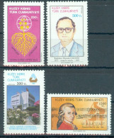 TURKISH CYPRUS 1991 - Michel Nr. 315/318 - MNH ** - Divers Topics - Mozart - Unused Stamps