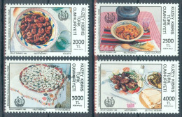 TURKISH CYPRUS 1992 - Michel Nr. 347/350 - MNH ** - Food - National Dishes. - Unused Stamps