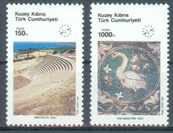 TURKISH CYPRUS 1990 - Michel Nr. 283/284 - MNH ** - European Year Of Tourism - Unused Stamps