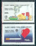 TURKISH CYPRUS 1990 - Michel Nr. 271/272 - MNH ** - World Health Day - WHO - Unused Stamps