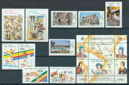 TURKISH CYPRUS 1992 - Michel Nr. 326/350 + BL10/11 - MNH ** - YEARSET - Ungebraucht