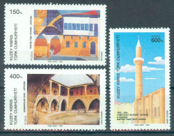 TURKISH CYPRUS 1989 - Michel Nr. 246/248 - MNH ** - Art - Paintings - Unused Stamps