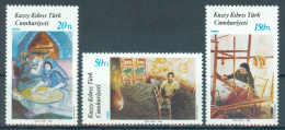 TURKISH CYPRUS 1988 - Michel Nr. 220/222 - MNH ** - Art - Paintings - Unused Stamps