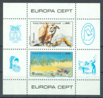 TURKISH CYPRUS 1986 - Michel Nr. BL5 - MNH ** - EUROPA/CEPT - Nature And Environmental Protection - Ungebraucht