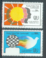 TURKISH CYPRUS 1985 - Michel Nr. 172/173 - MNH ** - International Year Of Youth - Neufs