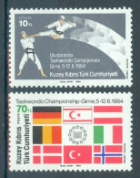 TURKISH CYPRUS 1984 - Michel Nr. 156/157 - MNH ** - Sport - European Taekwondo Championships - Neufs