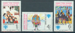 TURKISH CYPRUS 1979 - Michel Nr. 77/79 - MNH ** - UNICEF - International Year Of The Child - Drawings - Unused Stamps