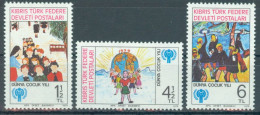 TURKISH CYPRUS 1979 - Michel Nr. 77/79 - MNH ** - UNICEF - International Year Of The Child - Drawings - Neufs