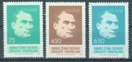 TURKISH CYPRUS 1978 - Michel Nr. 63/65 - MNH ** - Kemal Atatürk - Unused Stamps