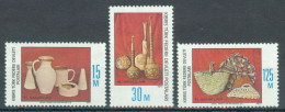 TURKISH CYPRUS 1977 - Michel Nr. 43/45 - MNH ** - Culture / Arts & Crafts - Unused Stamps