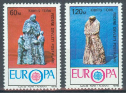 TURKISH CYPRUS 1976 - Michel Nr. 27/28 - MNH ** - EUROPA/CEPT: Arts & Crafts - Unused Stamps