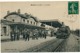 GRETZ - La Gare, Beau Plan De Train - Gretz Armainvilliers