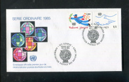 "UNO-GENF" 1985, Mi. 131/132 FDC (B1027) - FDC