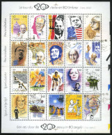 België BL83 - 20ste Eeuw In 80 Postzegels - Deel 1 - Kennedy - Gandhi - Eddy Merckx - Kuifje - Gestempeld - Oblitéré - 1961-2001