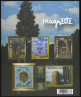 België GCD 4 - 2008 - René Magritte - (BL151) - Feuillets N&B Offerts Par La Poste [ZN & GC]