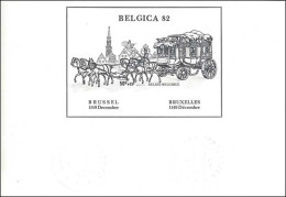 België ZNE 6 - 1982 - Belgica - (BL59) - FR-NL - B&W Sheetlets, Courtesu Of The Post  [ZN & GC]