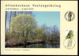 België 3624 - Ruigpootuil - Op Herdenkingskaart - 9de Ruilbeurs Attenhovense Postzegelkring 2007 - De Beemden - Buzin - Cartoline Commemorative - Emissioni Congiunte [HK]