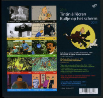 België GCD 9 - 2011 - Strips - BD - Kuifje Op Het Scherm - Tintin à L'écran - (BL192) - Folletos Blanco Y Negro [ZN & GC]