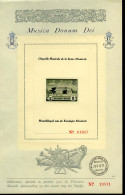 België PR47/48 Op Speciaal Herdenkingsblad - Musica Donum Dei - NL + FR - Met IDENTIEKE Nummers - Privat- Und Lokalpost [PR & LO]