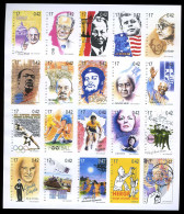 België BL83 ON - 20ste Eeuw - Boudewijn - Brandt - Kennedy - Merckx - Lenin - Mandela - Football - Kuifje - Tintin - SUP - 1981-2000