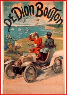 ** CARTE  DE  DION  BOUTON  +  PLAQUE  1904 ** - Taxis & Droschken