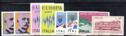 REPUBBLICA 1972 , 8 Valori Diversi Integri *** - 1971-80: Mint/hinged